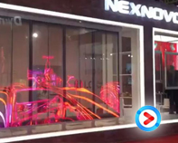  【 video 】 The LED transparent screen