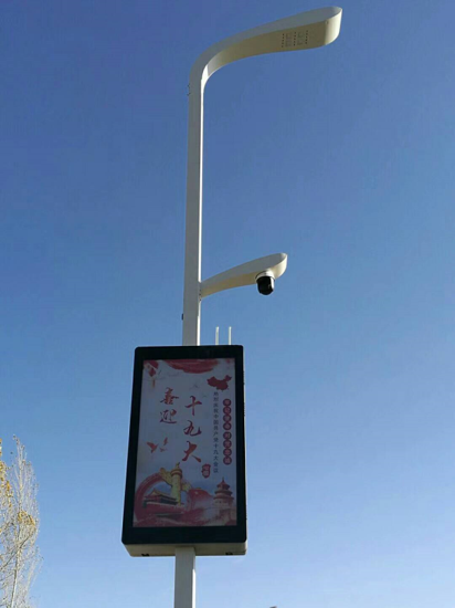 P4.54 light pole screen