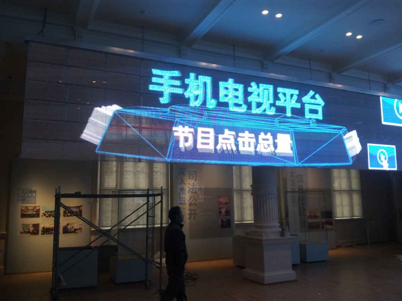 P10 LED transparent screen